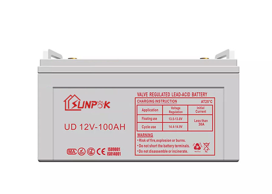 100ah 12V πηκτωμάτων μπαταριών όξινη μπαταρία μολύβδου συντήρησης ελεύθερη για την ενεργειακή αποθήκευση