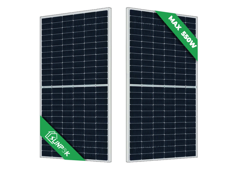 μονο PV κυττάρων 450W MBB μισές επιτροπές ηλιακού πλαισίου για την ενεργειακή αποθήκευση ηλιακών συστημάτων