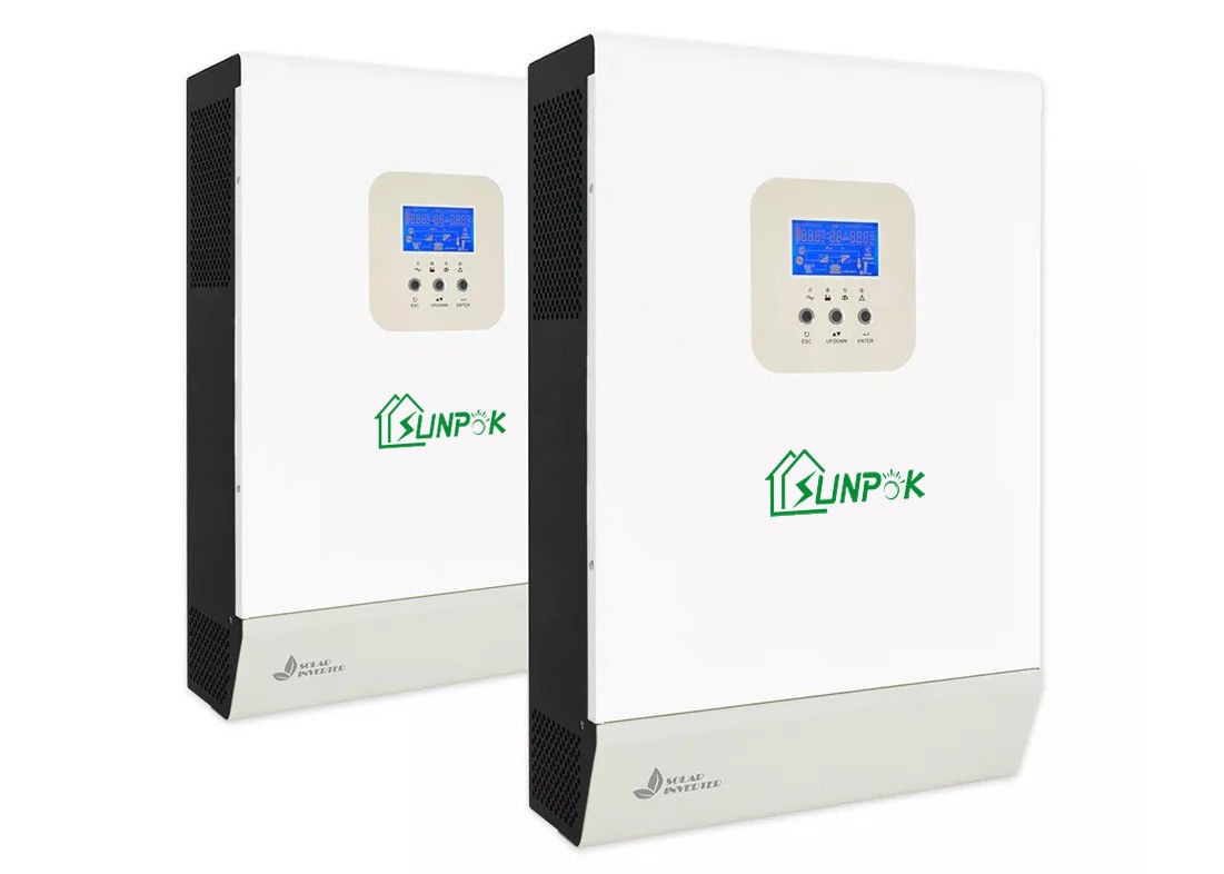 Επίδειξη LCD από την ενιαία φάση αναστροφέων 5kw 3kw 230V πλέγματος για τη ηλιακή ενέργεια