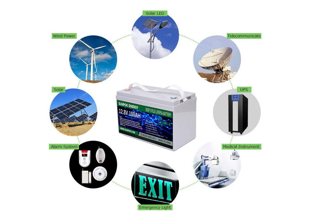 LiFePo4 Agm μπαταριών 12v 24V 100ah 200ah κύκλων λίθιου ιονικές βαθιές μακράς διαρκείας μπαταρίες πηκτωμάτων