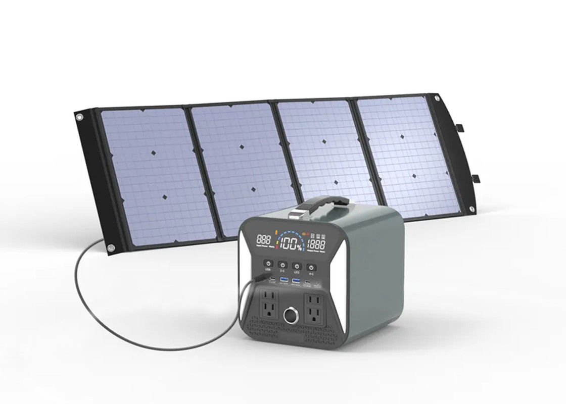 Ηλιακός γεννητριών 500w 1000w 2000w 220v λίθιου σταθμός τράπεζας δύναμης μπαταριών ηλιακός φορητός