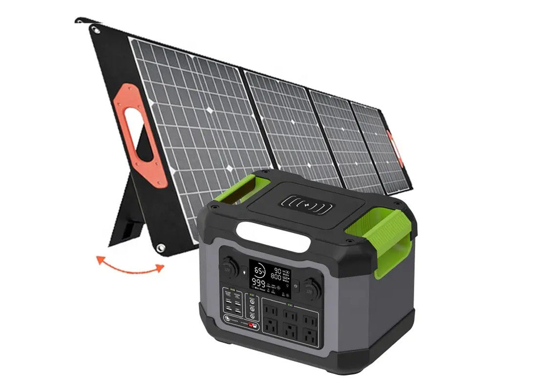 Υπαίθριος στρατοπέδευσης 1200W 500w ηλιακός γεννητριών ηλιακός σταθμός παραγωγής ηλεκτρικού ρεύματος χρέωσης φορητός