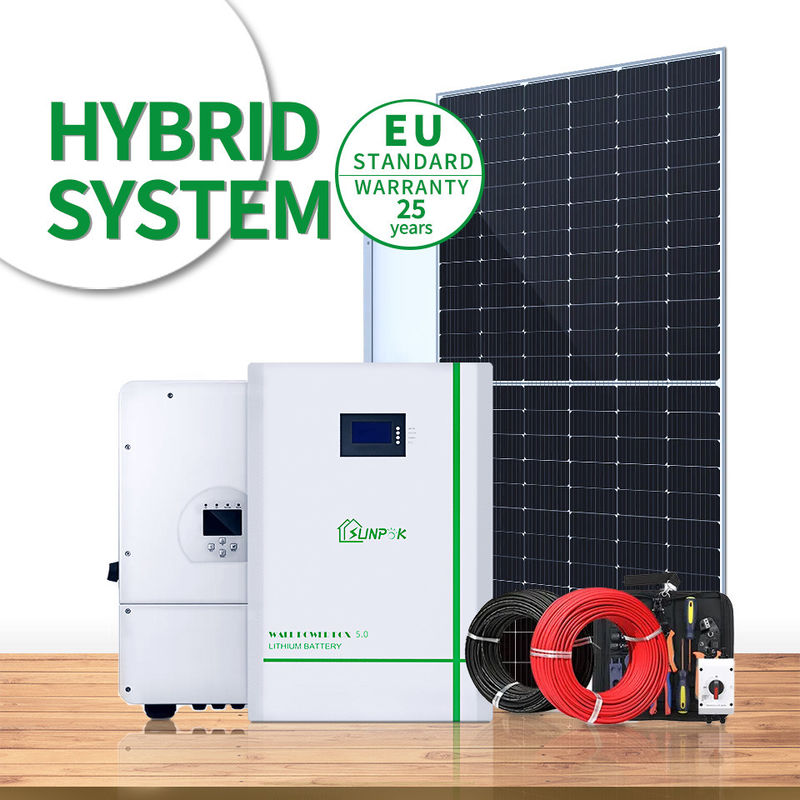Sunpok 5Kw 10Kw 20Kw πλήρες ηλιακής ενέργειας σύστημα ηλιακής θέρμανσης ηλεκτρικών συστημάτων συστημάτων ηλιακό