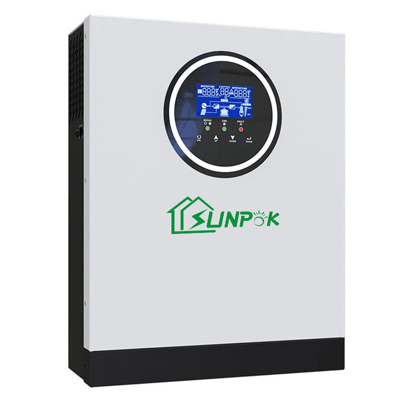 Sunpok 5kw 6kw 7kw στο πλέγμα από το ηλιακό υβρίδιο εγχώριας χρήσης αναστροφέων πλέγματος από τον αναστροφέα πλέγματος