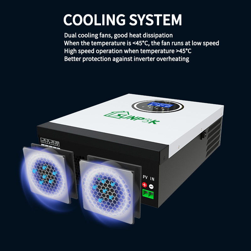 Sunpok 5kw 6kw 7kw στο πλέγμα από το ηλιακό υβρίδιο εγχώριας χρήσης αναστροφέων πλέγματος από τον αναστροφέα πλέγματος