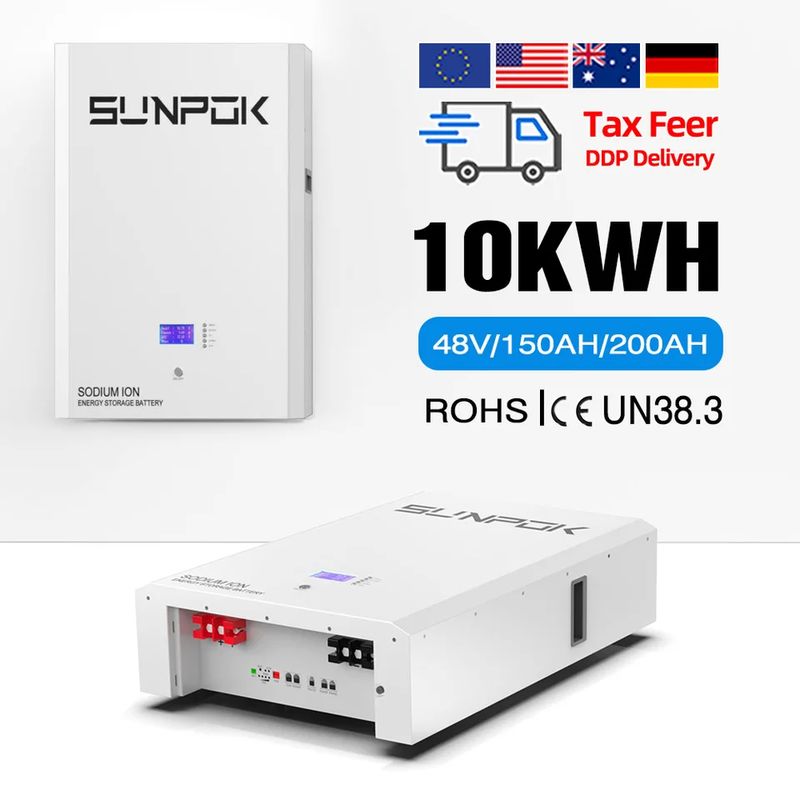 Μοντέλο SP-48100-BG-NA μπαταρία ιόντων νατρίου με μεγάλη χωρητικότητα κατασκευασμένη - στο BMS