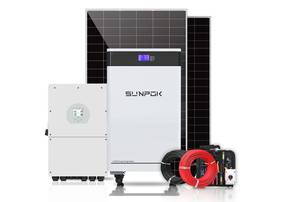 230V 3Kw 5Kw 8Kw 10Kw Υβριδικό Ηλιακό Συστήματα Κιτ για το Σπίτι και τις Επιχειρήσεις