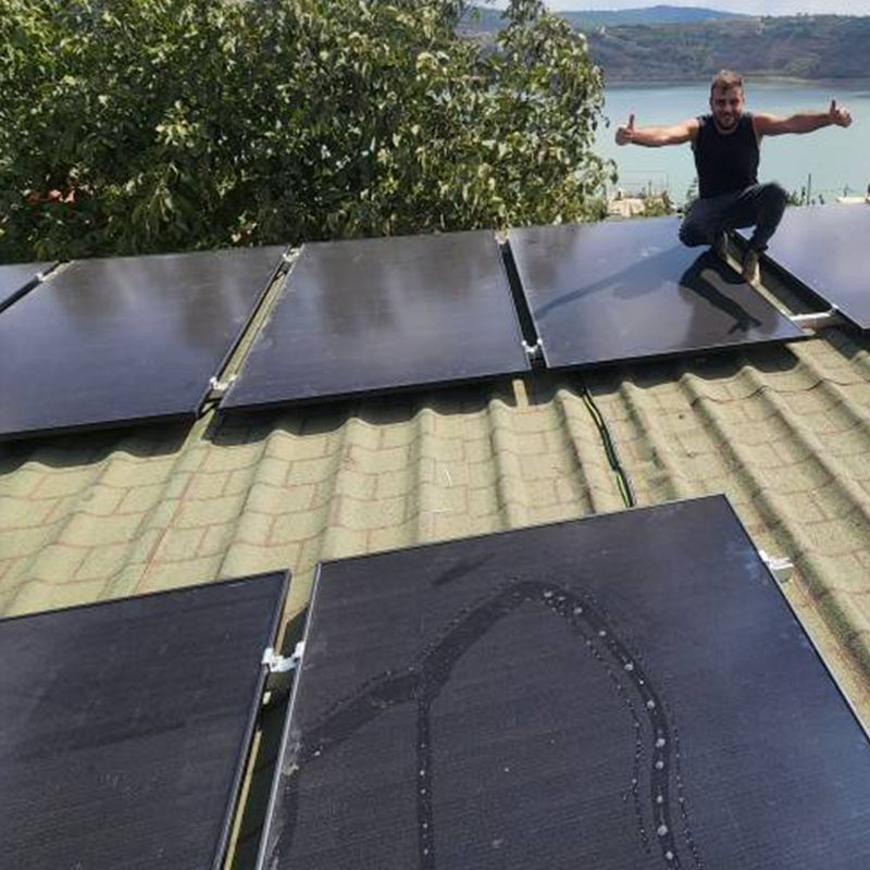 Μεγάλη ισχύς ηλιακό πάνελ 540 Watt 550w μονοκρυσταλλικό ηλιακό πάνελ τιμή για το σπίτι διπλό γυαλί 108 κύτταρα