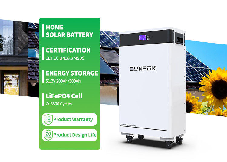 Ηλιακές μπαταρίες Lifepo4 6kw Byd Ηλιακή μπαταρία λιθίου 48v 200ah 300ah Αποθήκευση ενέργειας στο σπίτι