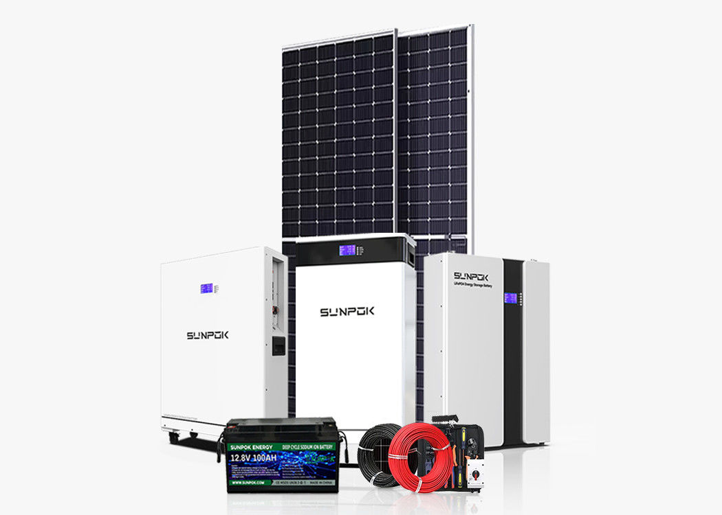 Συστήματα αποθήκευσης ηλιακής ενέργειας 10kw Offgrid Home 5kw 20kw 30kw