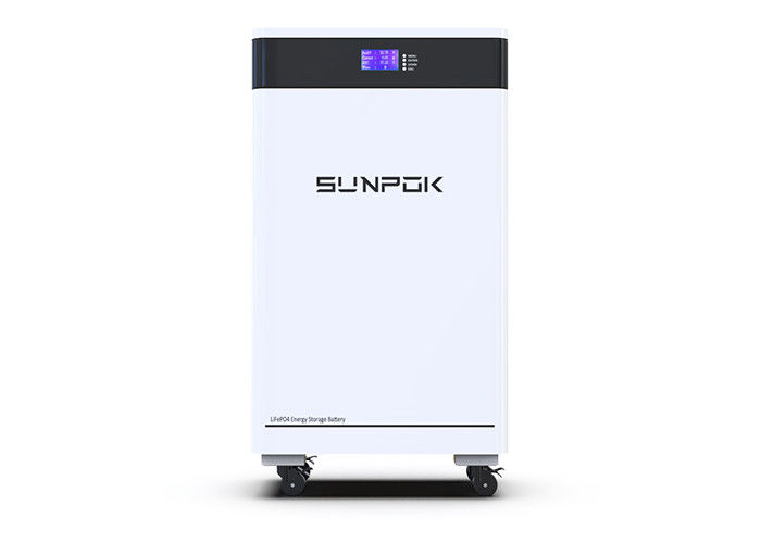 Ηλιακή μπαταρία ιόντων λιθίου 15kWh 51.2V 300Ah Lifepo4 Συστήμα τοποθετημένο στο πάτωμα με τάση 48V για ηλιακή ενέργεια