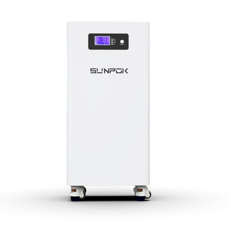 51.2V 15kWh Κατηγορία 48V 300Ah LiFePO4 Lithium Ion Battery Pack για αποθήκευση ηλιακής ενέργειας