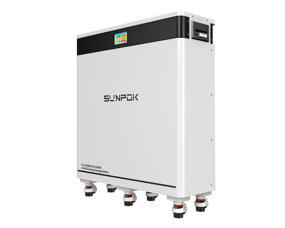 Νέο 51.2V 600Ah 30KWh 8000 κύκλους Κινητή Lifepo4 Ηλιακή μπαταρία λιθίου Σώμα αποθήκευσης ενέργειας στο σπίτι