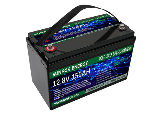 12 Volt Lithium Iron Phosphate Deep Cycle Battery Rechargeable