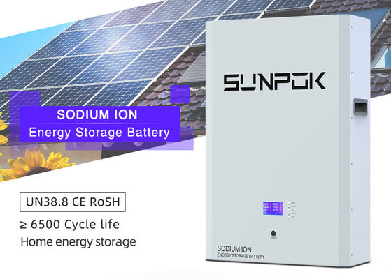 20kwh Battery Sodium 51.2v 1 48V 200ah 5kw 10kw 15kwh Sodium Ion Battery Power Wall Mounted Solar Lithium-ion Battery