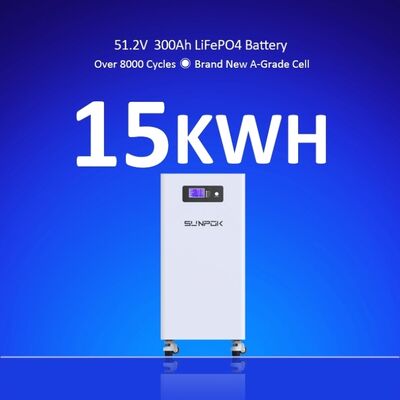 51.2V 15kwh Συστήματα αποθήκευσης ενέργειας 51.2V 300Ah 15.36kwh Lifepo4 Lithium Battery Pack Συστήματα αποθήκευσης ενέργειας